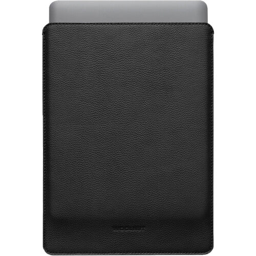 Husa de protectie Woolnut pentru MacBook Pro 13" / MacBook Air, Piele, Negru