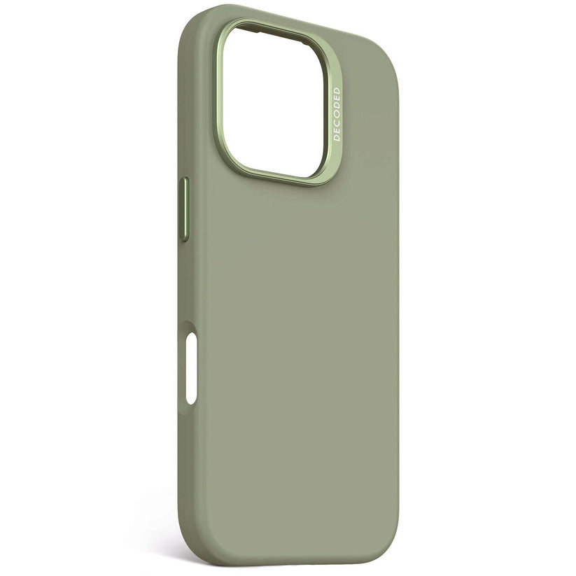 Husa de protectie DECODED din silicon pentru iPhone 16 Pro, Verde - iSTYLE RO