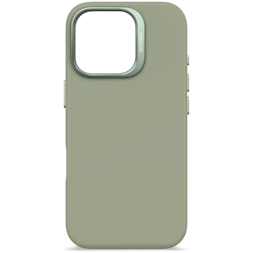 Husa de protectie DECODED din silicon pentru iPhone 16 Pro, Verde - iSTYLE RO