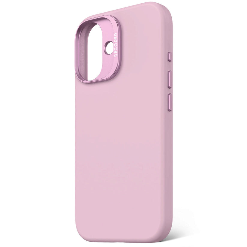 Husa de protectie DECODED din silicon pentru iPhone 16, Roz - iSTYLE RO