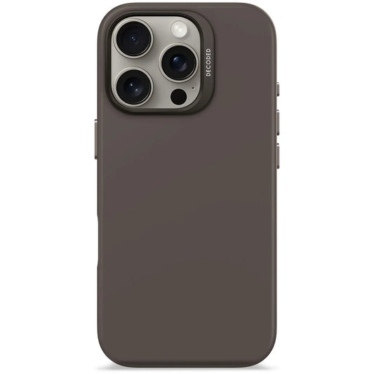 Husa de protectie DECODED din silicon pentru iPhone 16 Pro, Maro - iSTYLE RO