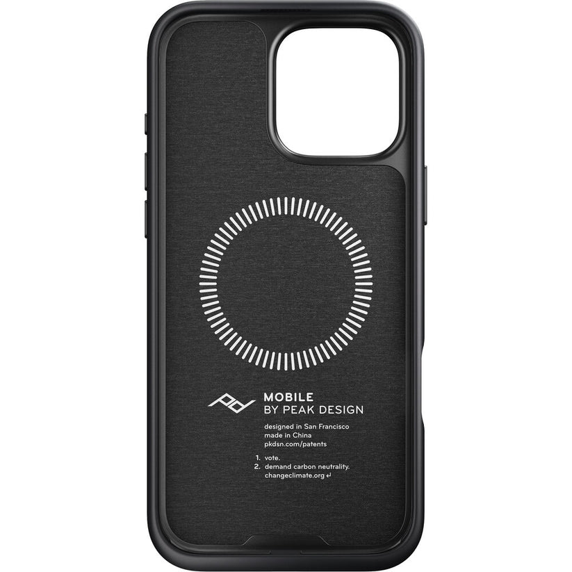 Husa de protectie Peak Design Everyday Loop pentru iPhone 16 Pro Max, Gri Antracit - iSTYLE RO