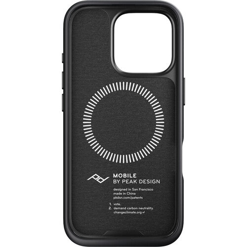 Husa de protectie Peak Design Everyday Case pentru iPhone 16 Pro Max, Gri Antracit - iSTYLE RO