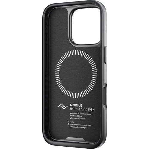 Husa de protectie Peak Design Everyday Case pentru iPhone 16 Pro Max, Gri Antracit - iSTYLE RO