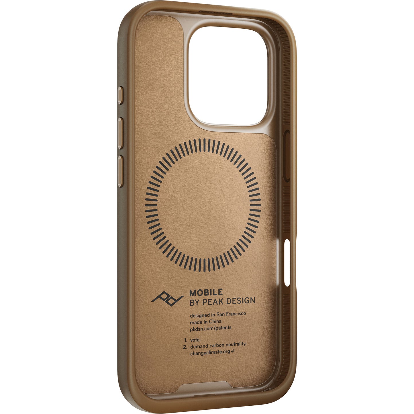 Husa de protectie Peak Design Everyday Case pentru iPhone 16 Pro Max, Maro - iSTYLE RO