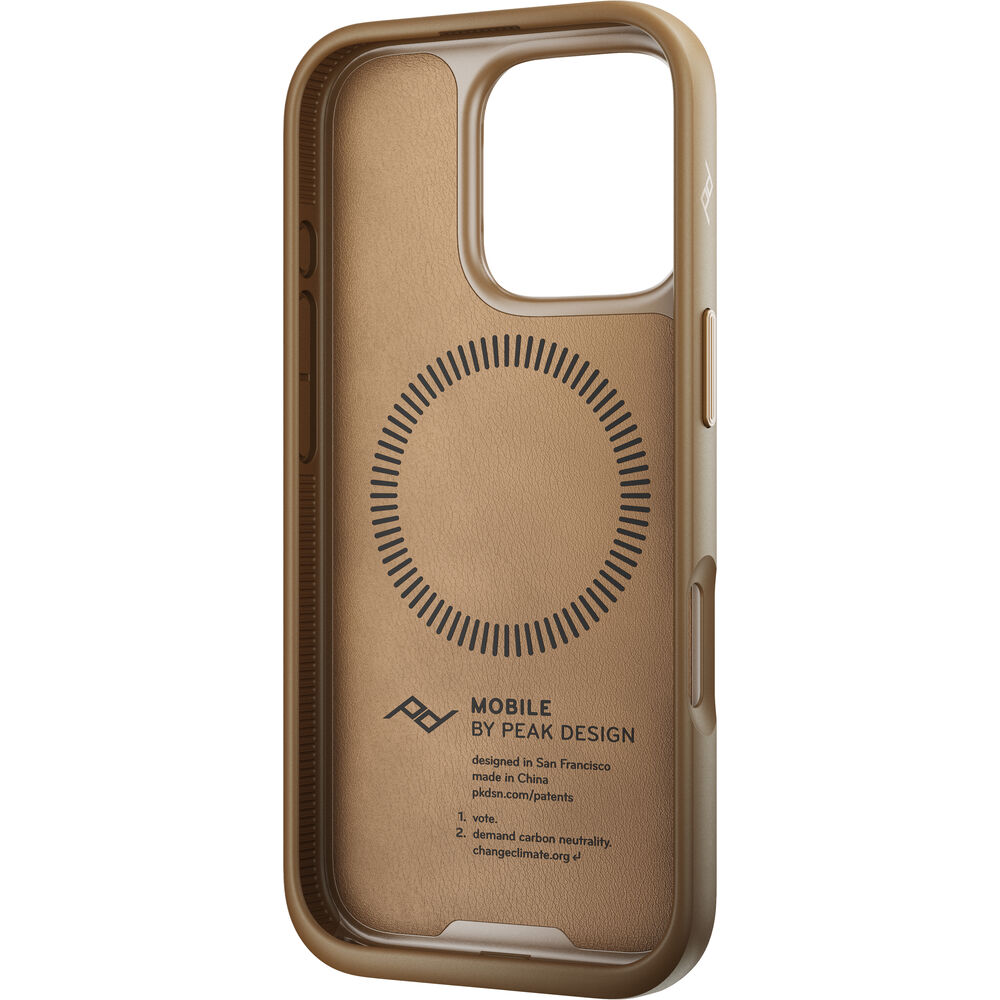 Husa de protectie Peak Design Everyday Case pentru iPhone 16 Pro Max, Maro - iSTYLE RO