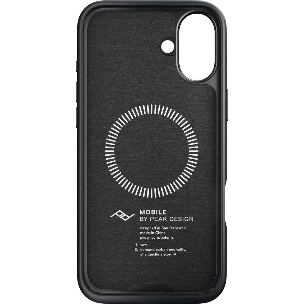 Husa de protectie Peak Design pentru iPhone 16, Gri Antracit - iSTYLE RO