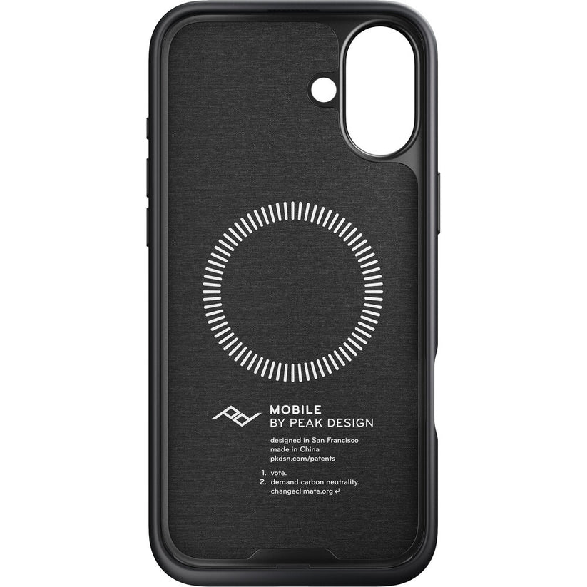 Husa de protectie Peak Design pentru iPhone 16, Gri Antracit - iSTYLE RO