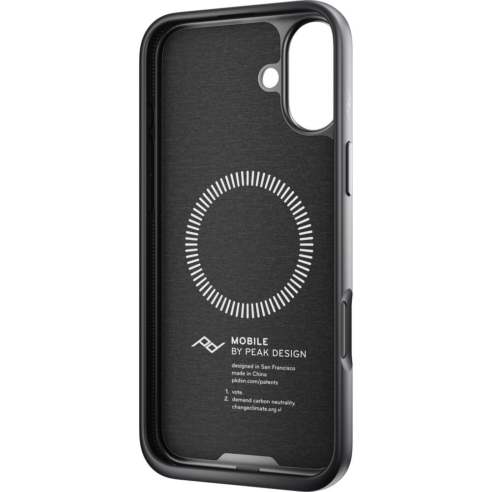 Husa de protectie Peak Design pentru iPhone 16, Gri Antracit - iSTYLE RO