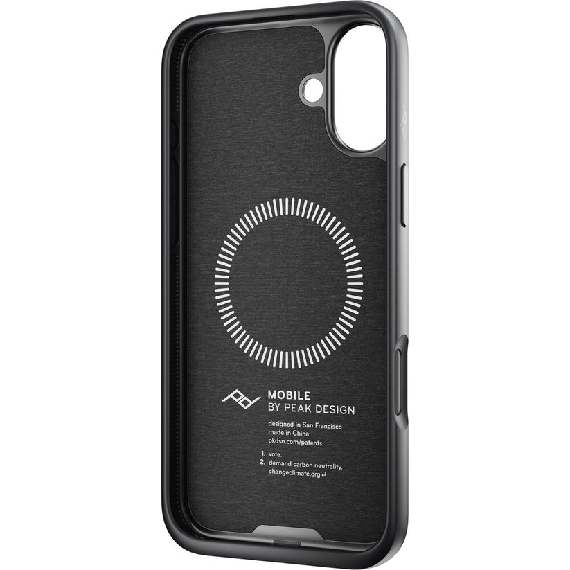Husa de protectie Peak Design pentru iPhone 16, Gri Antracit - iSTYLE RO
