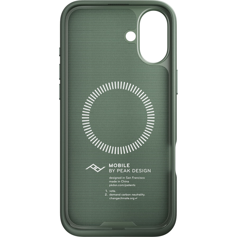 Husa de protectie Peak Design pentru iPhone 16, Verde - iSTYLE RO