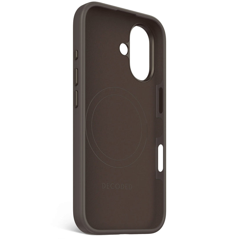 Husa de protectie DECODED din silicon pentru iPhone 16 Plus, Maro - iSTYLE RO