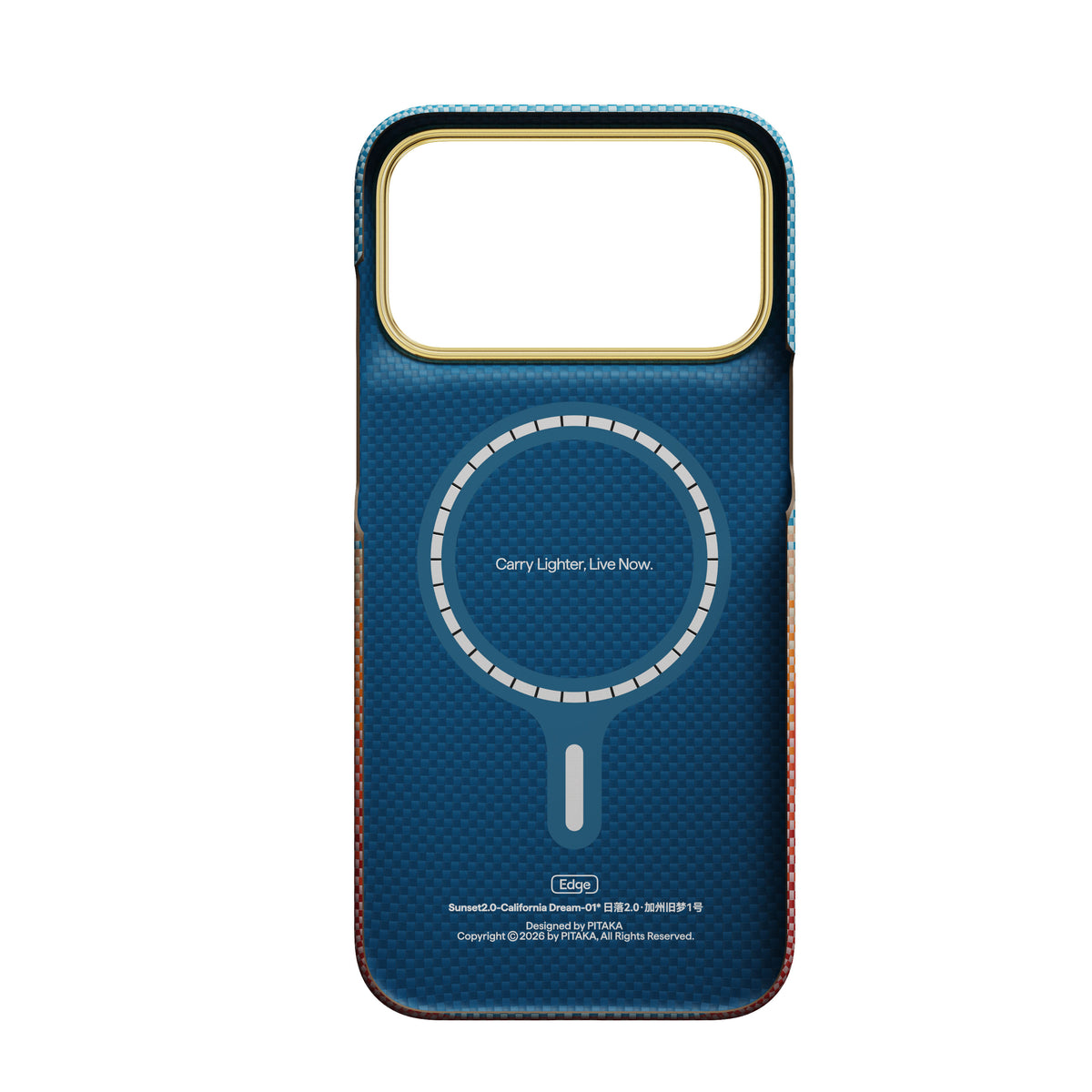 Husa de protectie PITAKA pentru iPhone 18 Pro, California Dream