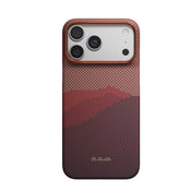 Husa de protectie PITAKA pentru iPhone 18 Pro, Caramiziu