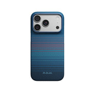 Husa de protectie PITAKA pentru iPhone 18 Pro, Bleu/Bleumarin