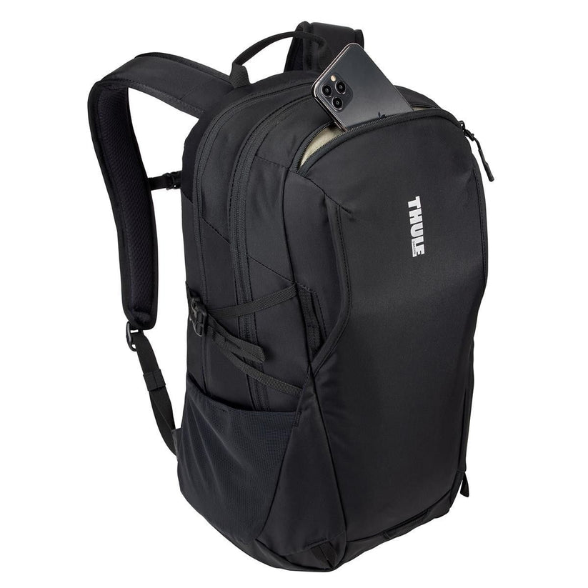 Rucsac urban cu compartiment laptop, Thule, EnRoute, 23L, Black (model 2022) - iSTYLE RO