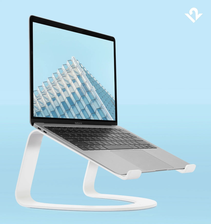 Suport Curve Twelve South pentru MacBook si laptopuri, Alb - iSTYLE RO