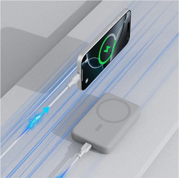 Baterie extern AUKEY MagFusion Slim 10000 Magnetic Wireless Charging
