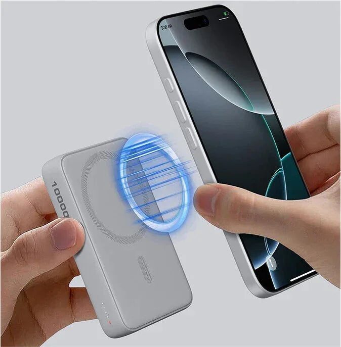 Baterie extern AUKEY MagFusion Slim 10000 Magnetic Wireless Charging