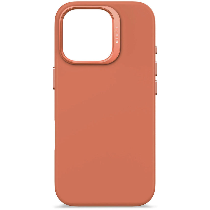 Husa de protectie DECODED din silicon pentru iPhone 16 Pro Max, Portocaliu - iSTYLE RO