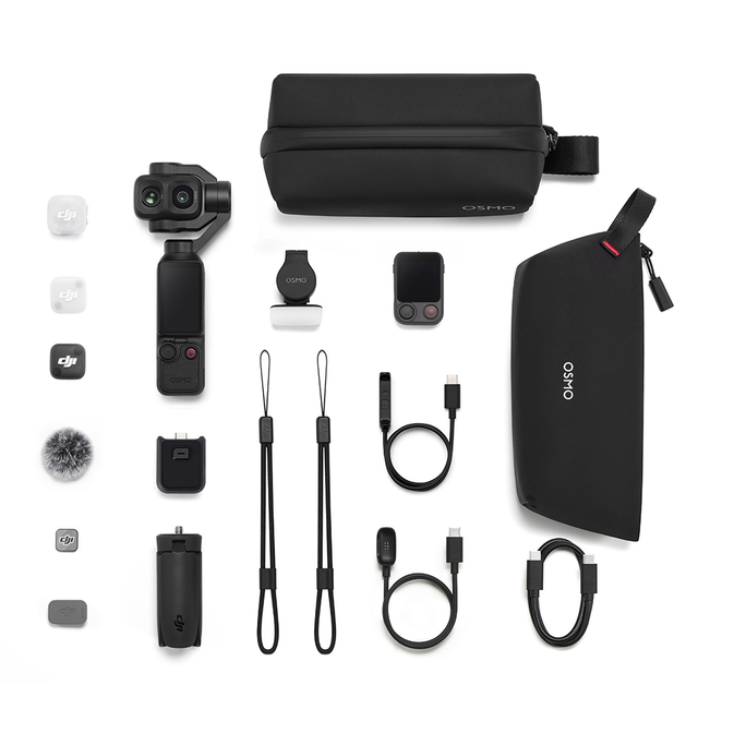 Camera de actiune DJI Osmo Pocket 4P, Vlog Combo