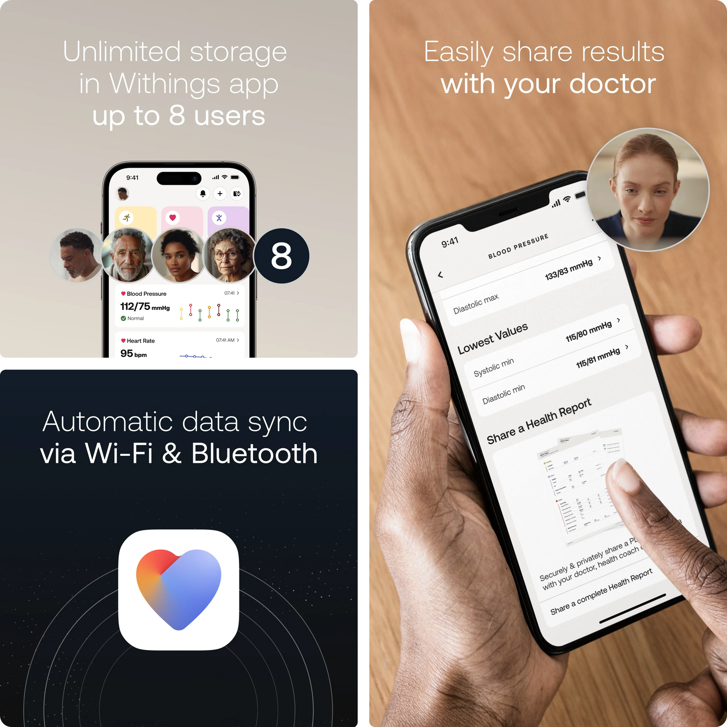 Withings Tensiometru inteligent cu ecran BPM Vision