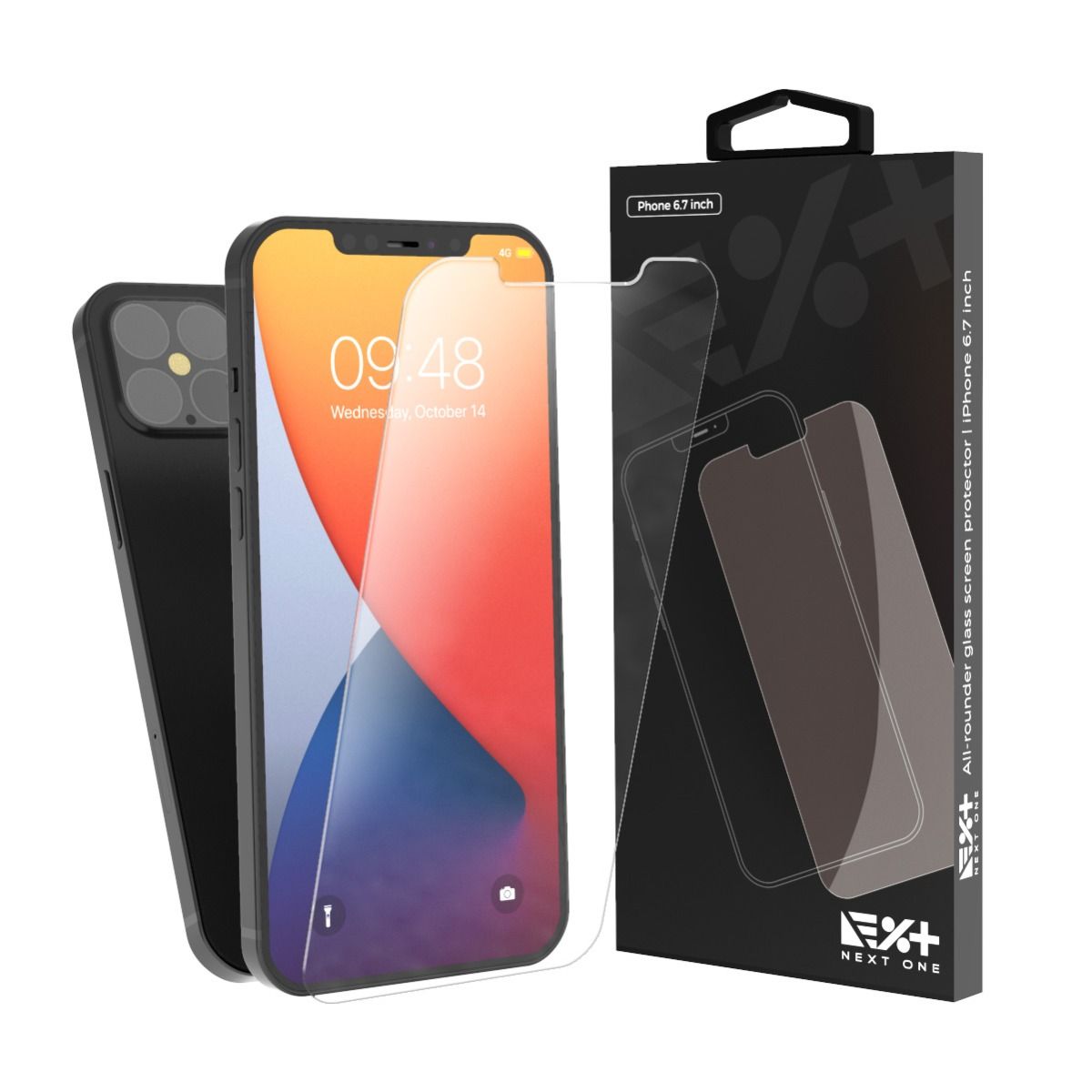 Folie de protectie NEXT ONE pentru iPhone 12 Pro Max, Tempered - iSTYLE RO