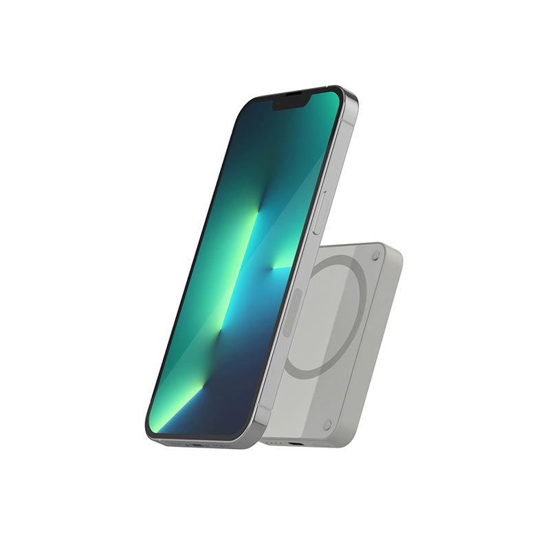 Baterie externa wireless EPICO, 4.200 mAh, Gri deschis - iSTYLE RO