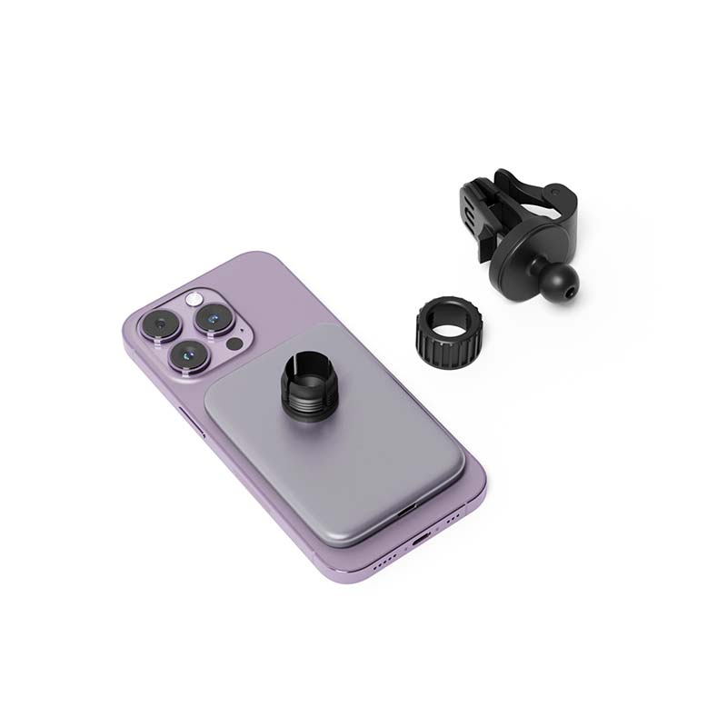 Incarcator auto EPICO Ultrathin, Wireless, Alb