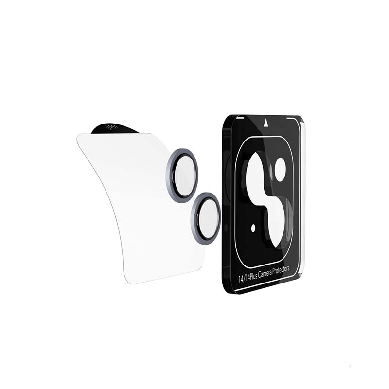 Folie de protectie camera foto pentru iPhone 14 si iPhone 14 Plus, Rosu - iSTYLE RO