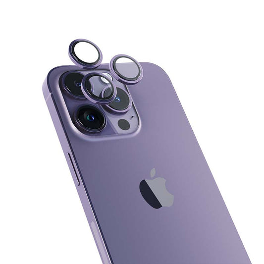 Folie de protectie camera foto pentru iPhone 14 Pro si iPhone 14 Pro Max, Deep Purple - iSTYLE RO