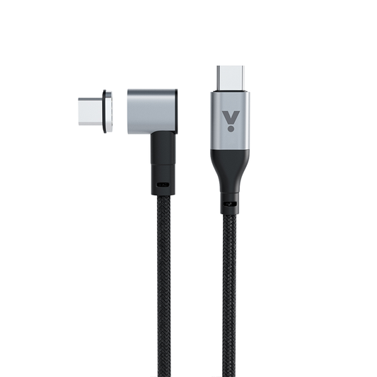 Cablu de date ISTYLE Magnetic Braided USB-C la USB-C, Gri - iSTYLE RO