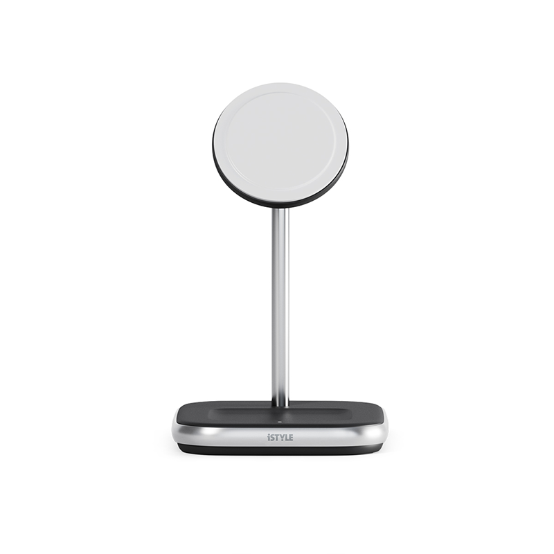 Statie de incarcare ISTYLE 2 in 1 MagSafe Wireless, Negru - iSTYLE RO
