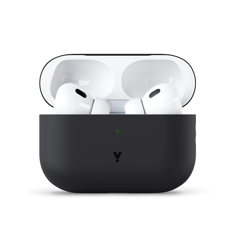 Husa de protectie iSTYLE pentru AirPods Pro 2, Silicon, Negru - iSTYLE RO