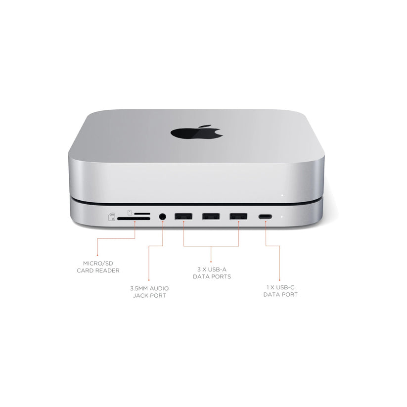 Stand și hub pentru Mac Mini / Studio cu carcasă SSD NVMe - iSTYLE RO