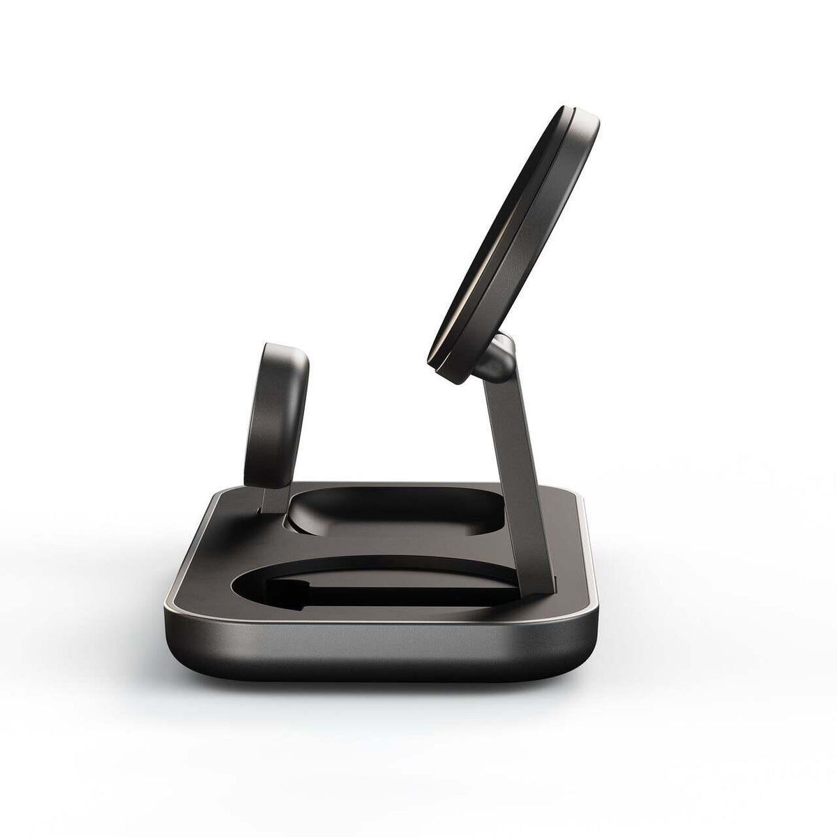Incarcator wireless pliabil ZENS Duo Charger Pro 3, 3-in-1, Qi 2.2, Negru