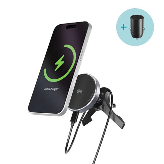 Suport auto cu incarcare wireless EPICO, Qi2