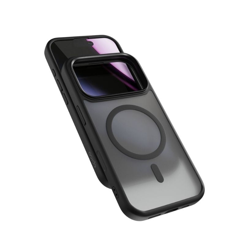 Husa de protectie EPICO Mist cu MagSafe pentru iPhone 17 Pro, Negru