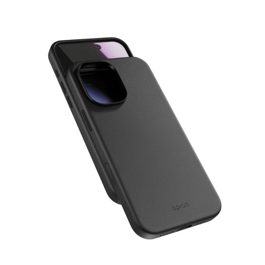 Husa de protectie EPICO din piele pentru iPhone 17, Negru