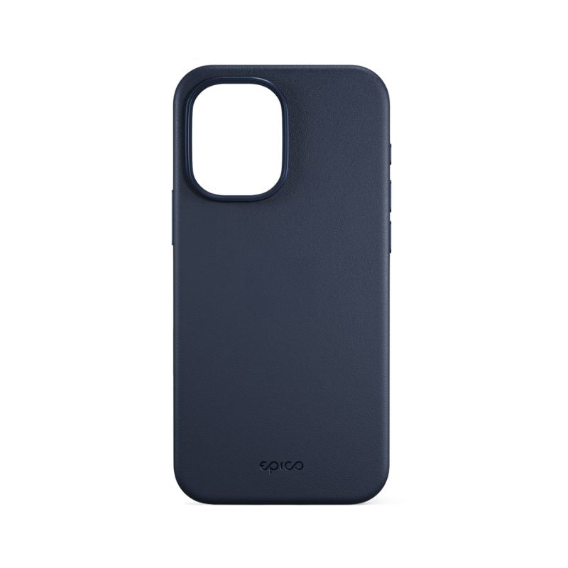 Husa de protectie EPICO din piele pentru iPhone 17, Albastru