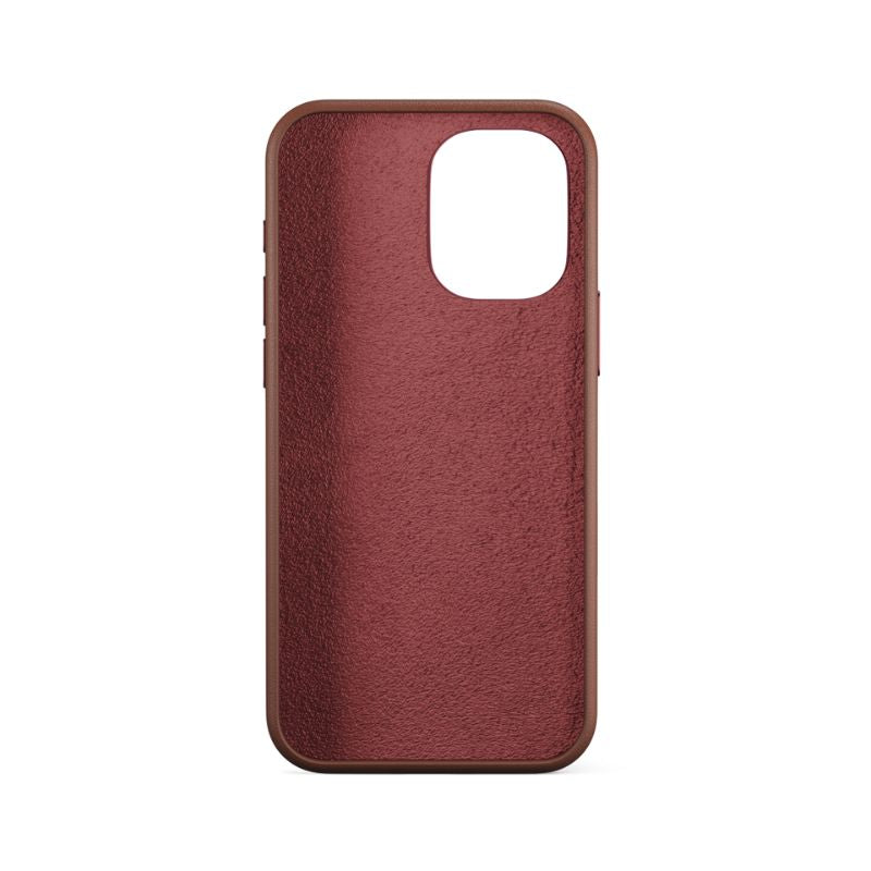 Husa de protectie EPICO din piele pentru iPhone 17, Maro
