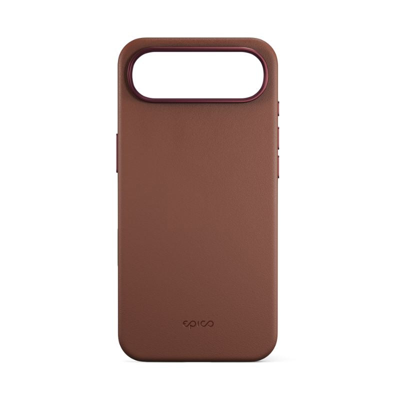 Husa de protectie EPICO din piele pentru iPhone Air, Maro