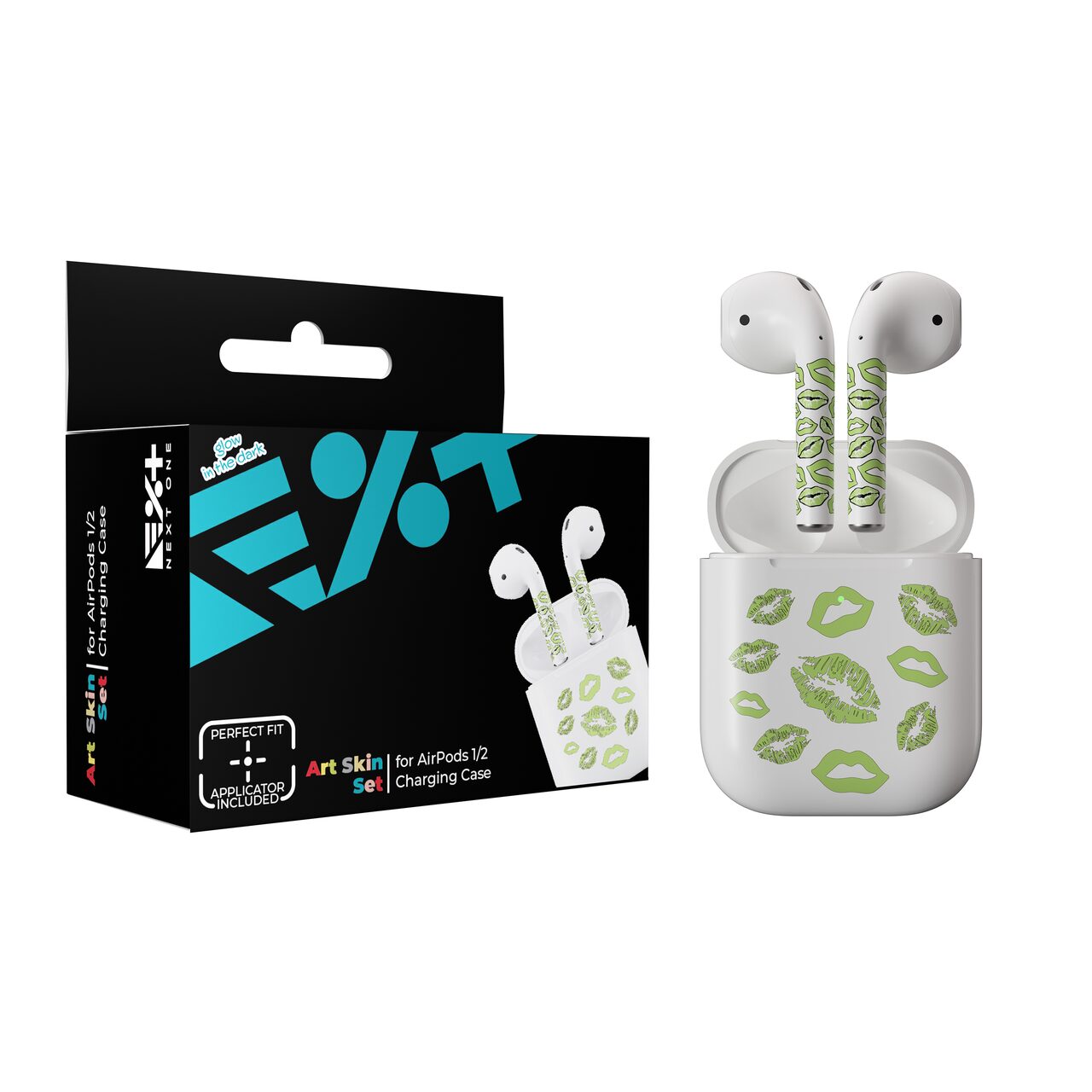 Skin NEXT ONE pentru AirPods - Buze fosforescente - iSTYLE RO