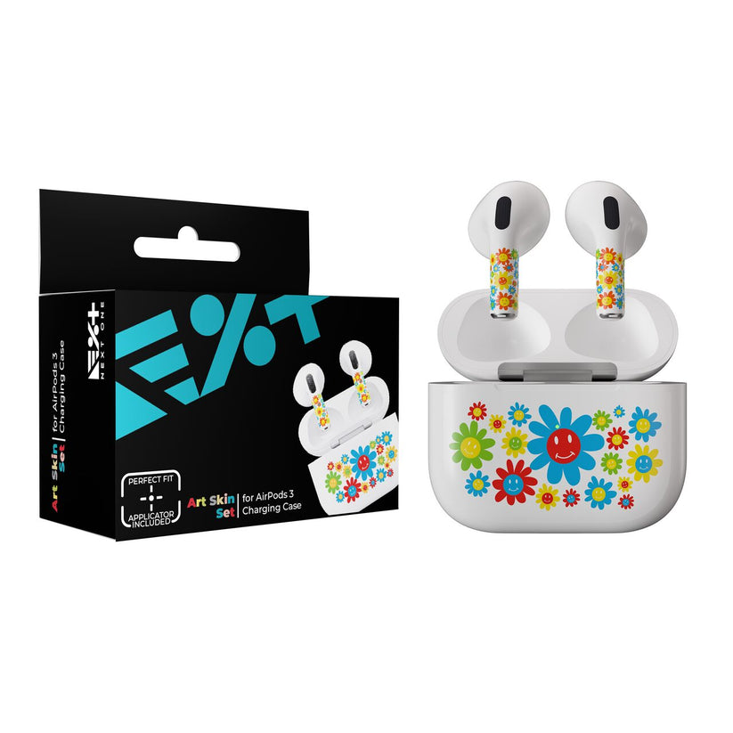 Skin NEXT ONE pentru AirPods 3rd Gen. - Flori - iSTYLE RO