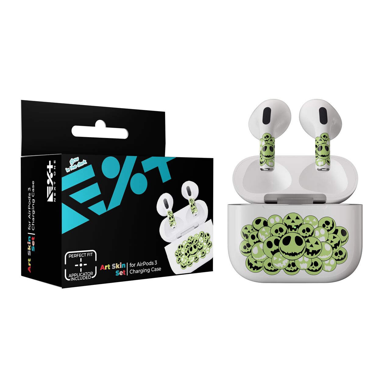 Skin NEXT ONE pentru AirPods 3rd Gen. - Halloween, fosforescent - iSTYLE RO