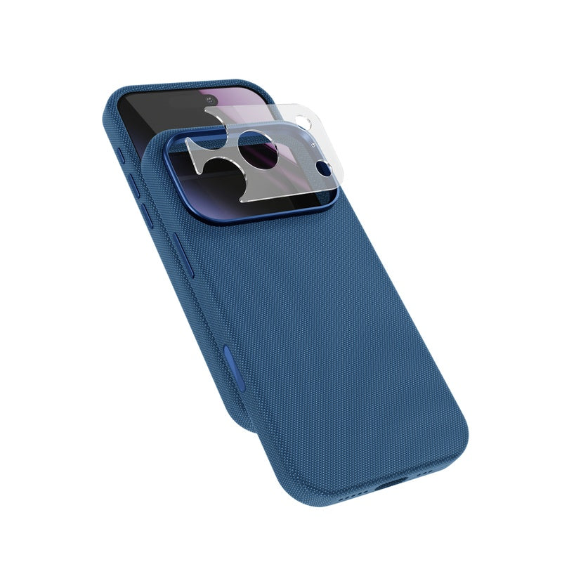 Husa de protectie EPICO pentru iPhone 18 Pro Max, SolidWoven, Albastru