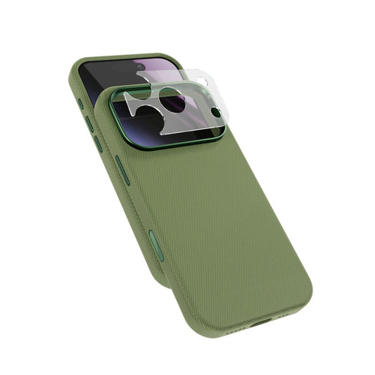 Husa de protectie EPICO pentru iPhone 18 Pro, SolidWoven, Verde