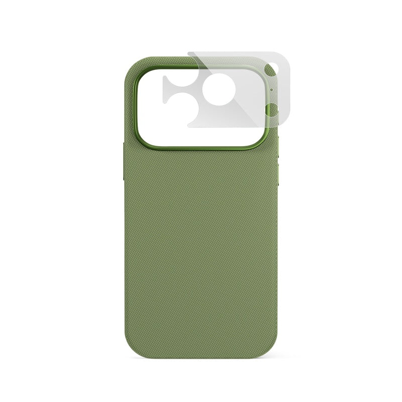 Husa de protectie EPICO pentru iPhone 18 Pro Max, SolidWoven, Verde