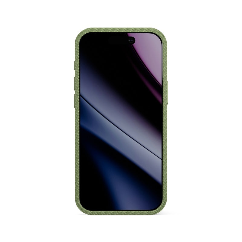 Husa de protectie EPICO pentru iPhone 18 Pro Max, SolidWoven, Verde