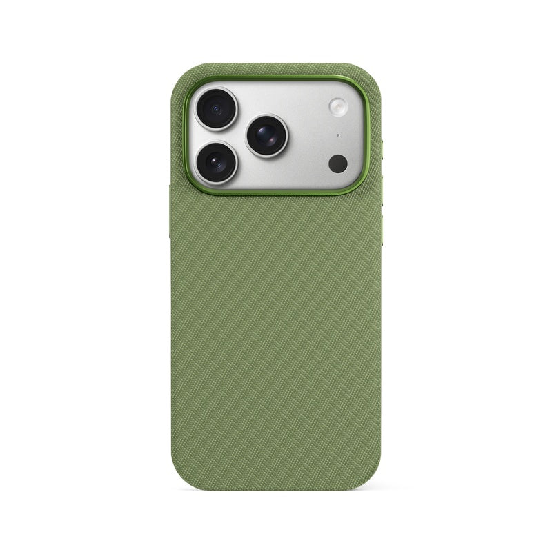 Husa de protectie EPICO pentru iPhone 18 Pro Max, SolidWoven, Verde